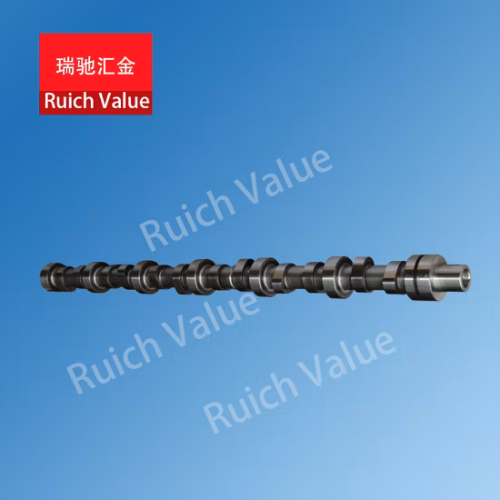 Chilled Iron Casting Forged Camshaft for Komatsu 6D102 6D155 6D125 6D144 6D107 6D105 Diesel Engine 6735411111 6127